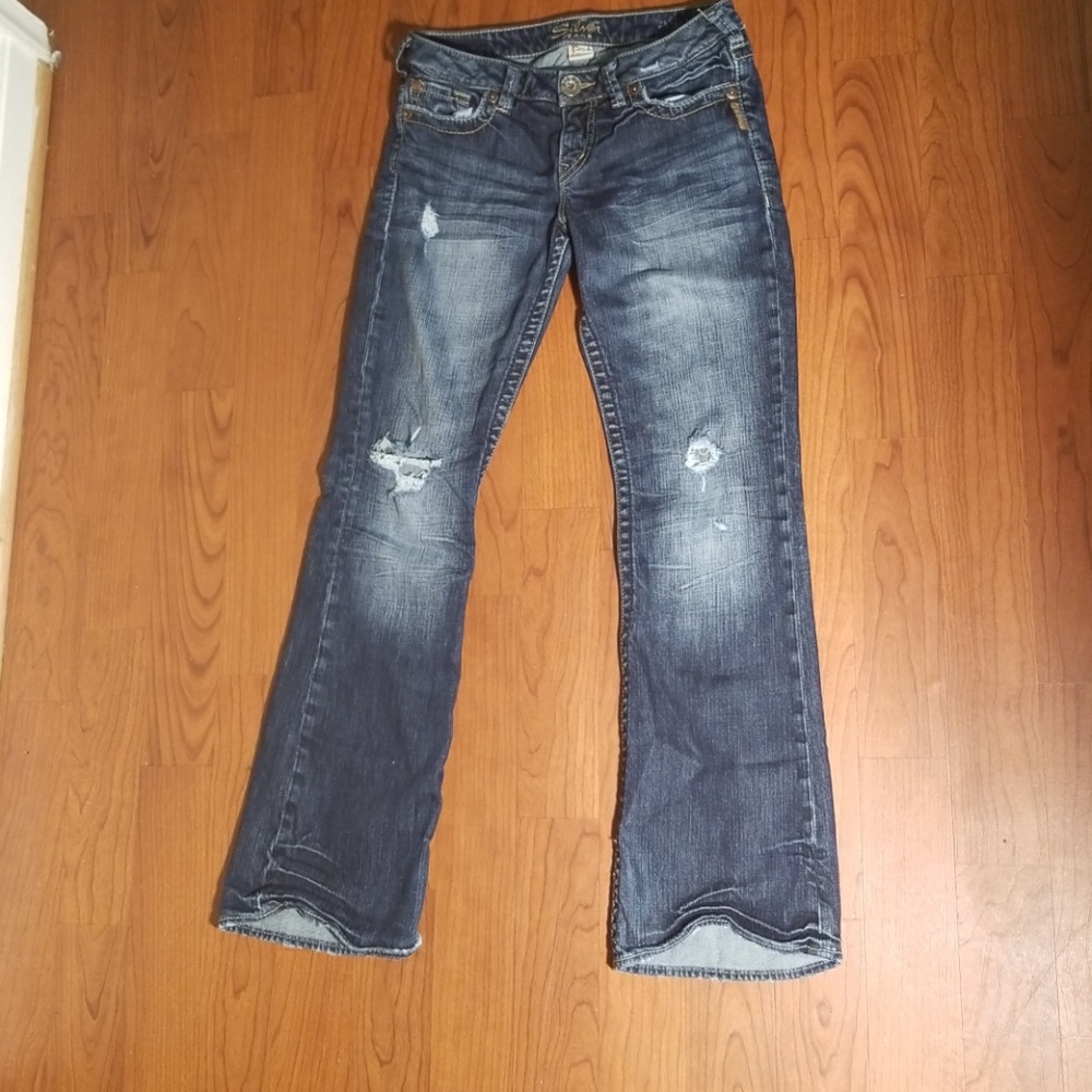 SIZE 29/31 SILVER JEANS